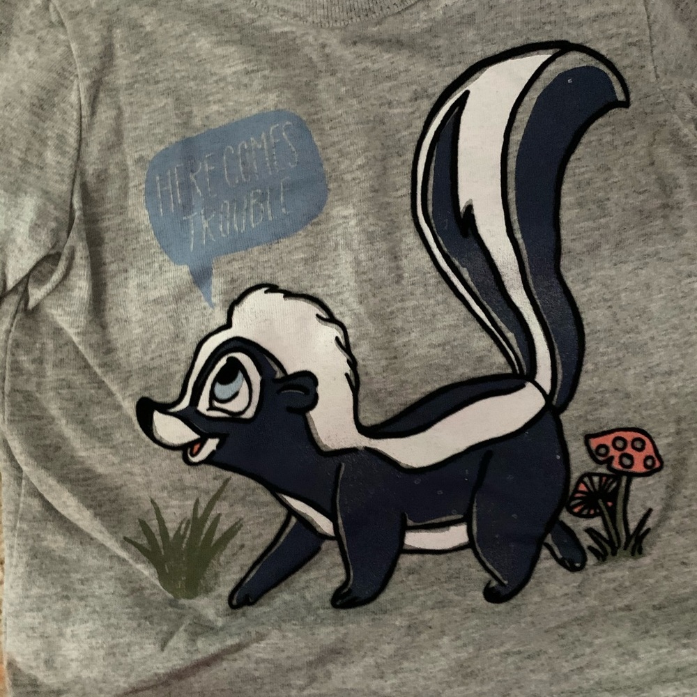 Disney “Flower” Skunk Shirt - Picture 3 of 4